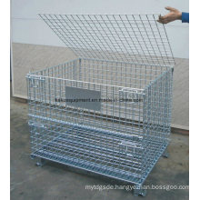 Stackable Folded Galvanized Steel Welded Heavy Duty Wire Box